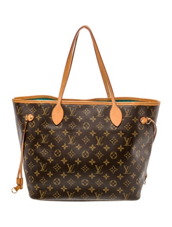 Louis Vuitton LV Monogram Neverfull w/Pouch MM