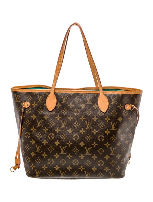 Louis Vuitton LV Monogram Neverfull w/Pouch MM