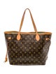 Louis Vuitton LV Monogram Neverfull w/Pouch MM