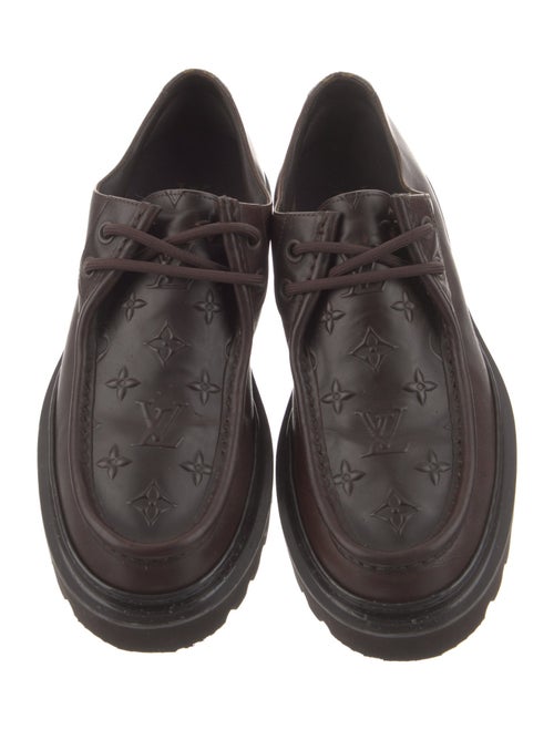 Louis Vuitton LV Monogram Leather Boat Shoes
