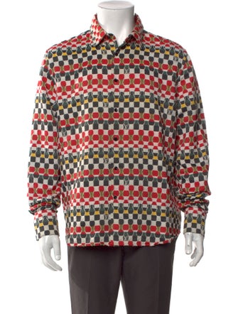 Louis Vuitton 2022 Plaid Print Shirt