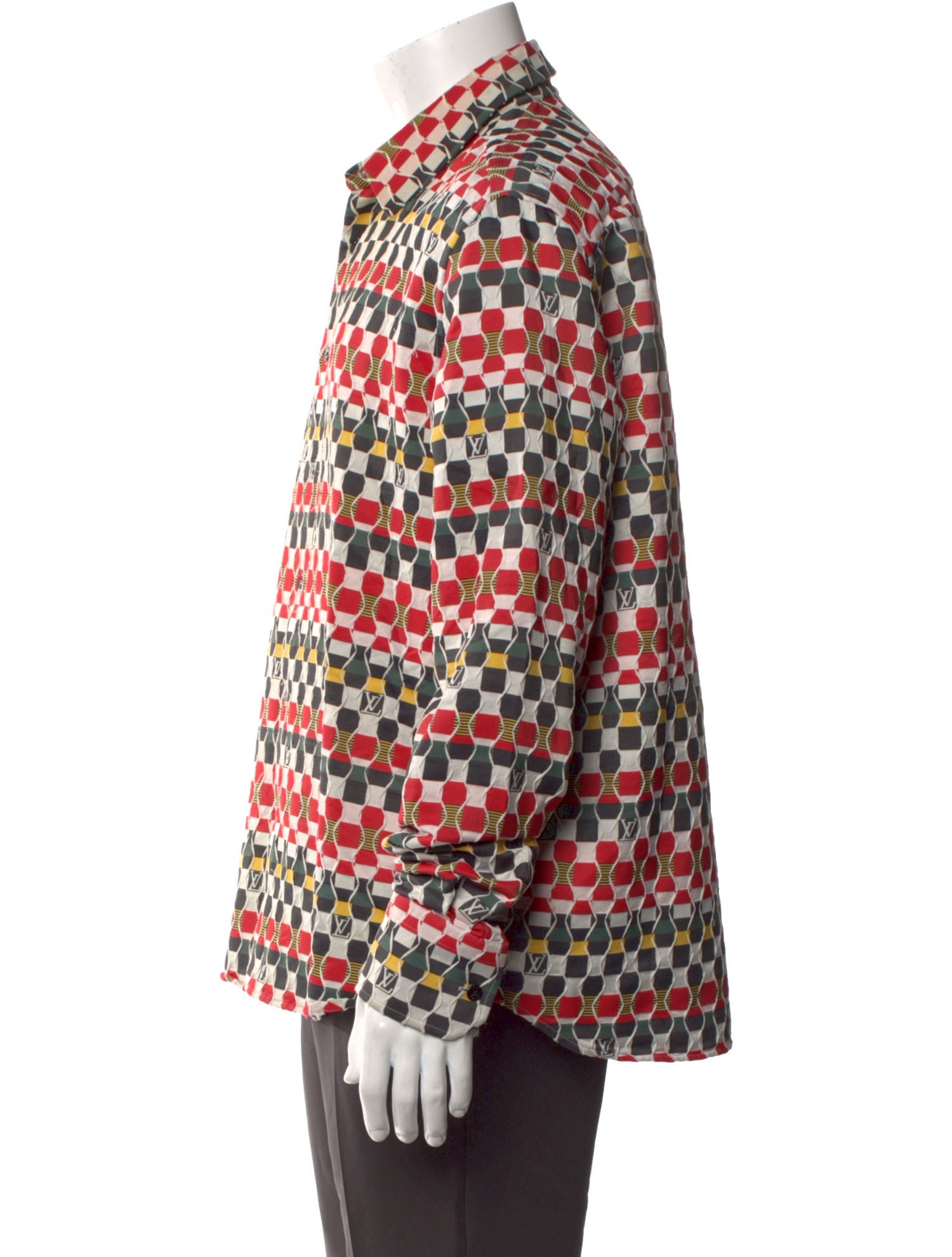 Louis Vuitton 2022 Plaid Print Shirt