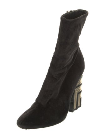 Louis Vuitton Suede Sock Boots