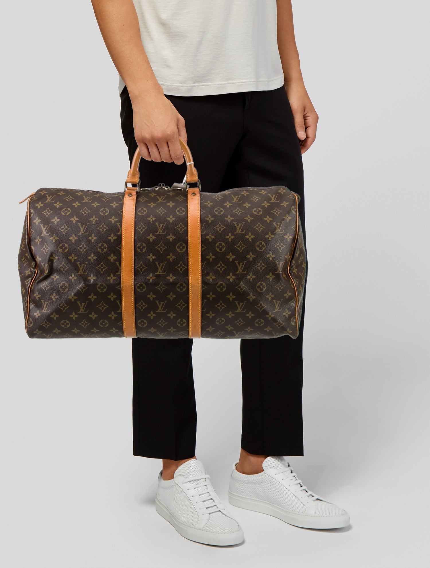 Louis Vuitton LV Monogram Keepall 55 Vintage