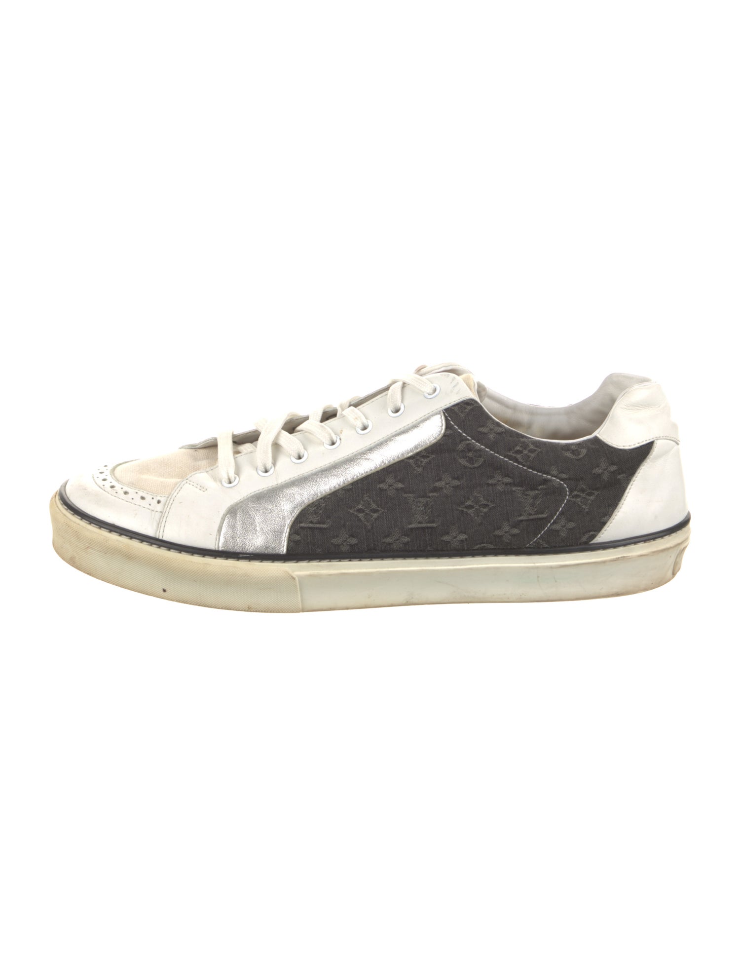 Louis Vuitton Monogram Pattern Leather Sneakers