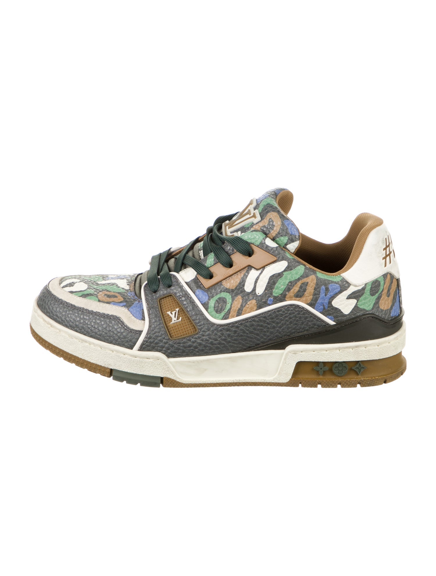 Louis Vuitton Trainer Camo Sneakers