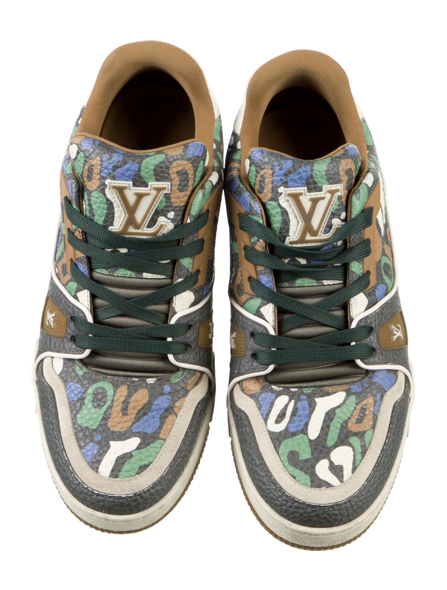 Louis Vuitton Trainer Camo Sneakers
