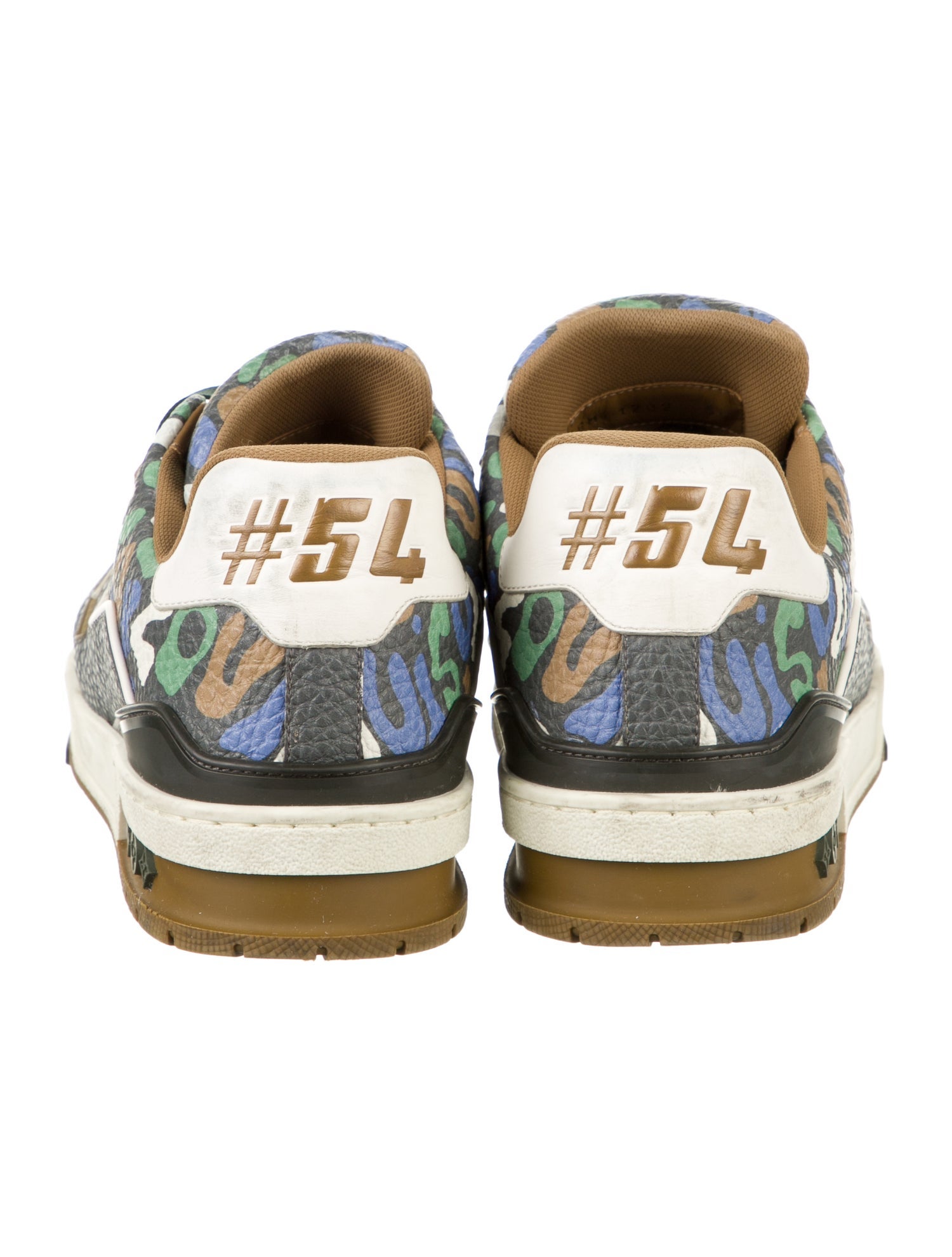 Louis Vuitton Trainer Camo Sneakers