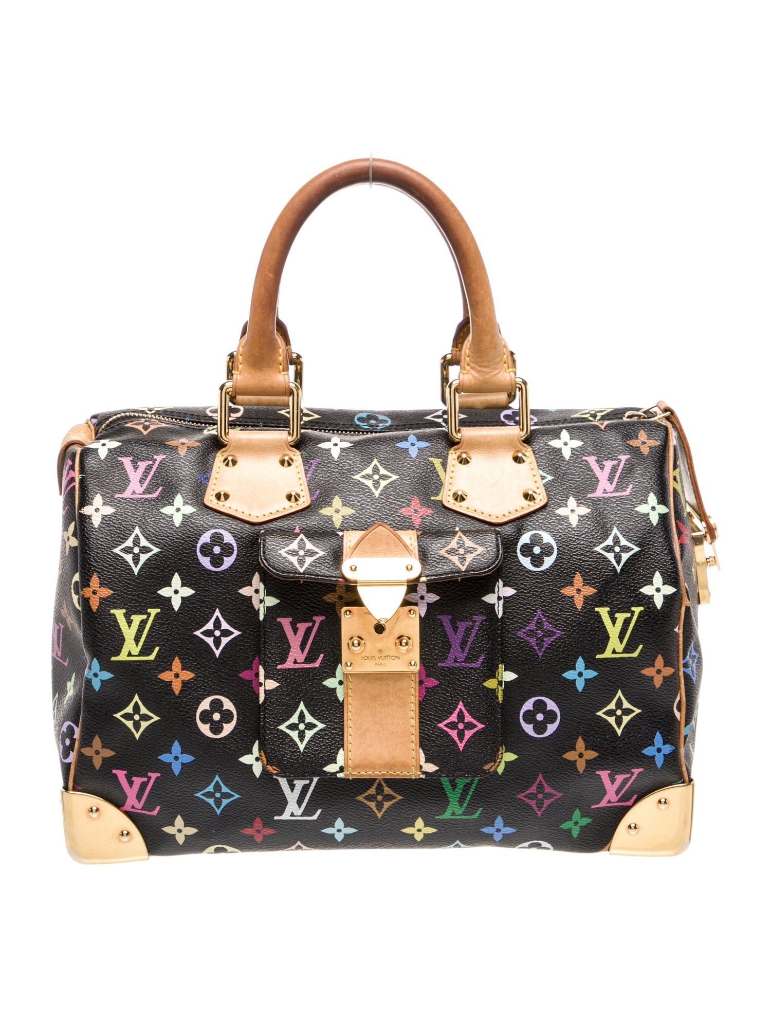 Louis Vuitton Multicolore Monogram Speedy 30 Vintage