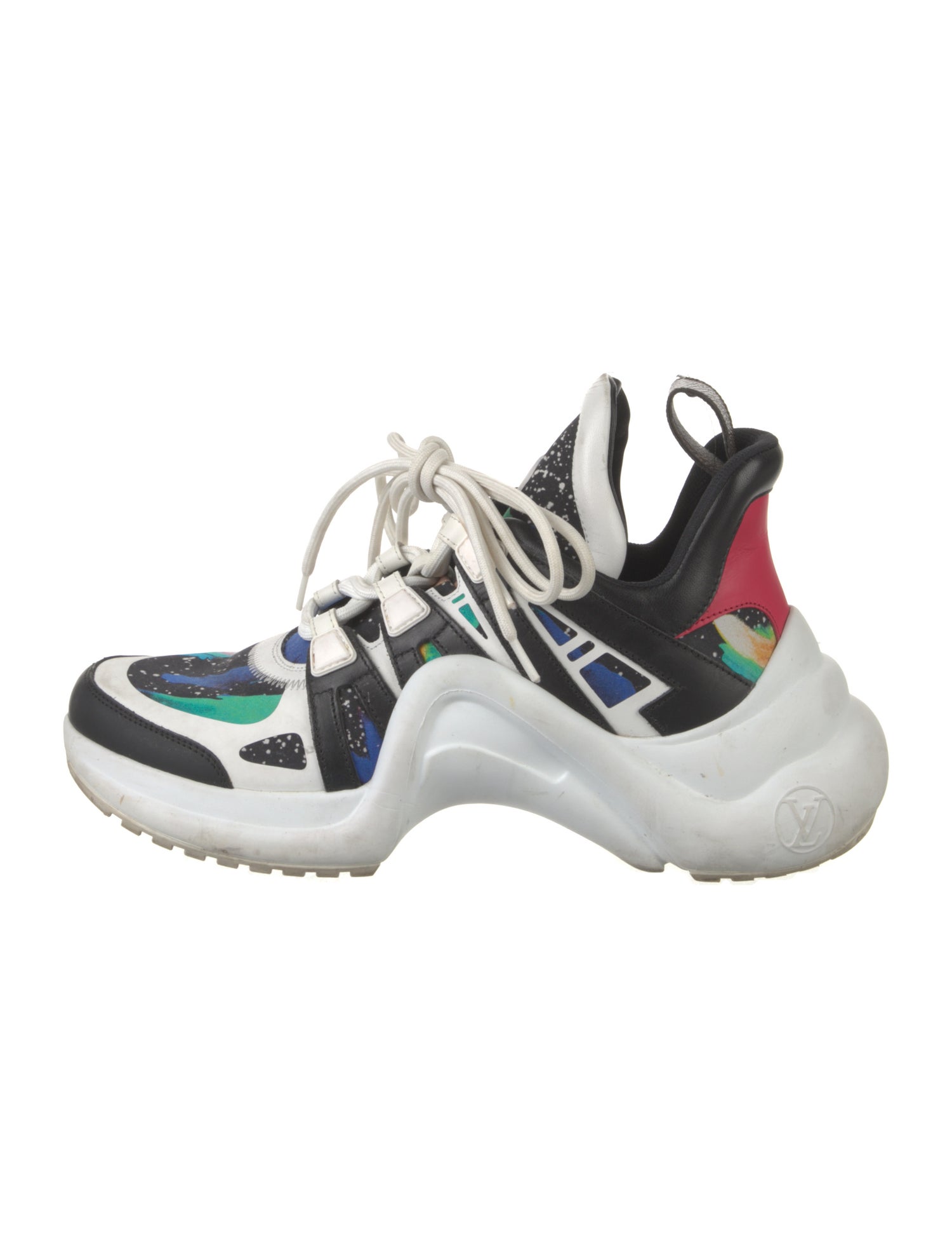 Louis Vuitton LV Monogram Leather Chunky Sneakers