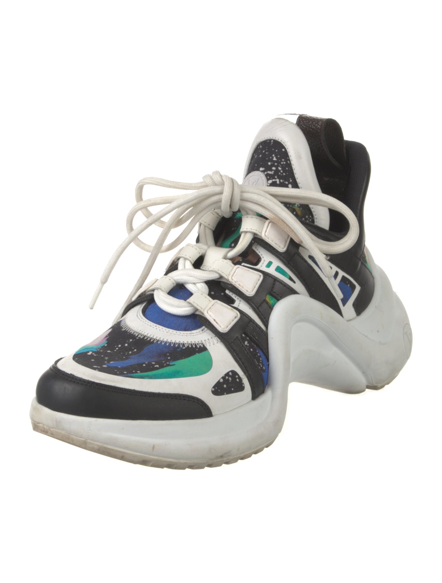 Louis Vuitton LV Monogram Leather Chunky Sneakers