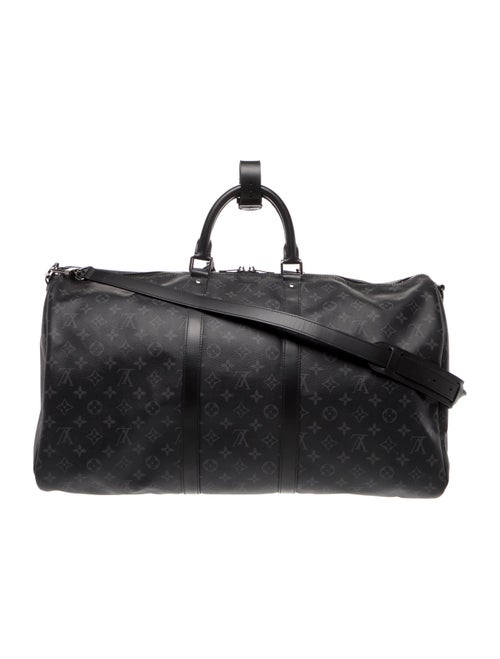 Louis Vuitton Monogram Eclipse Keepall Bandouliere 55