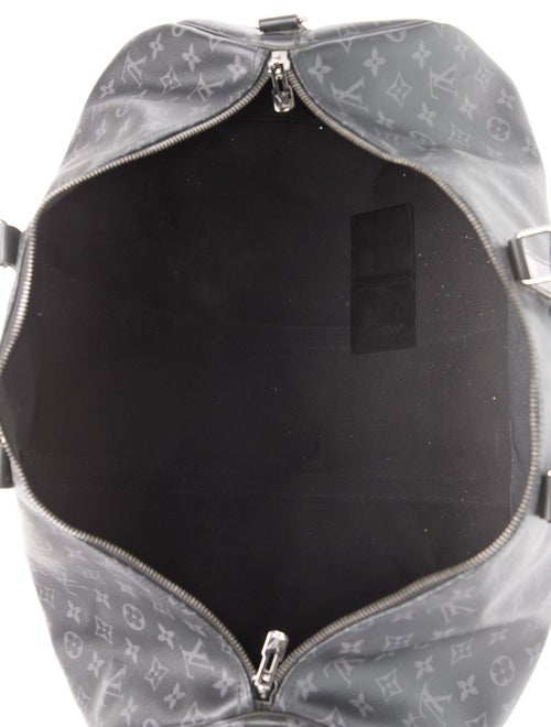 Louis Vuitton Monogram Eclipse Keepall Bandouliere 55