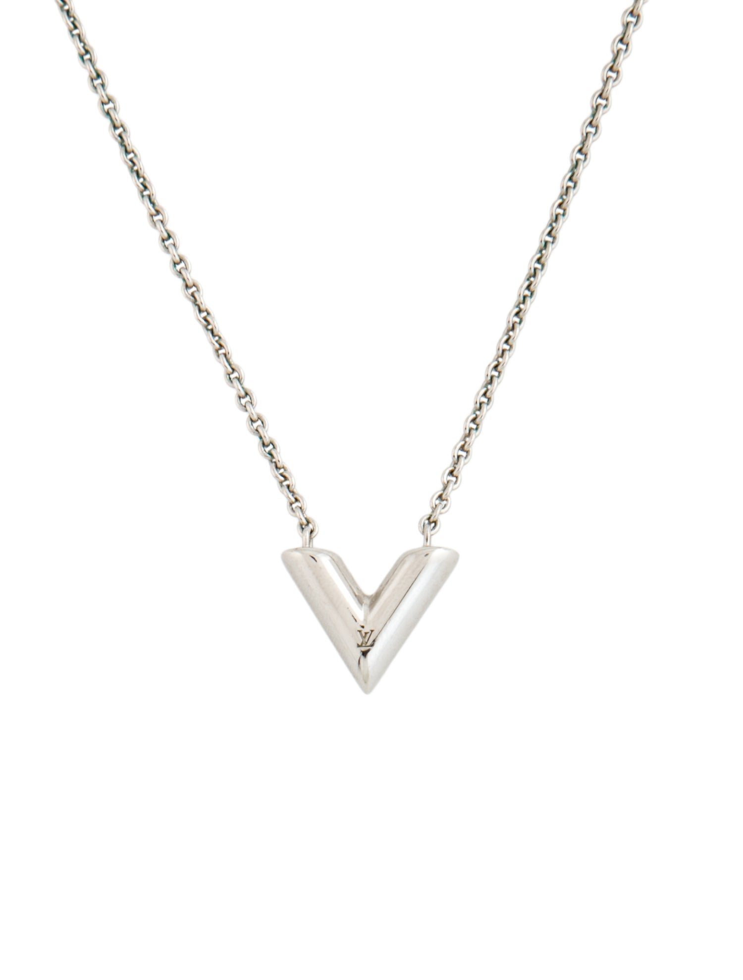 Louis Vuitton Essential V Supple Pendant Necklace