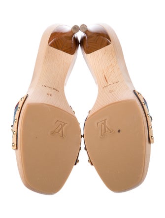 Louis Vuitton LV Monogram Denim Slides