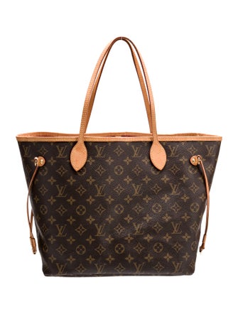 Louis Vuitton LV Monogram Neverfull w/Pouch MM
