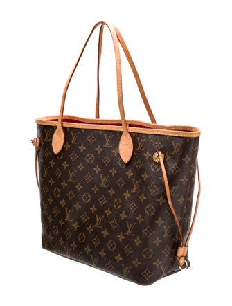 Louis Vuitton LV Monogram Neverfull w/Pouch MM