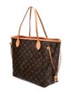 Louis Vuitton LV Monogram Neverfull w/Pouch MM
