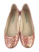 Louis Vuitton Patent Leather Animal Print Ballet Flats