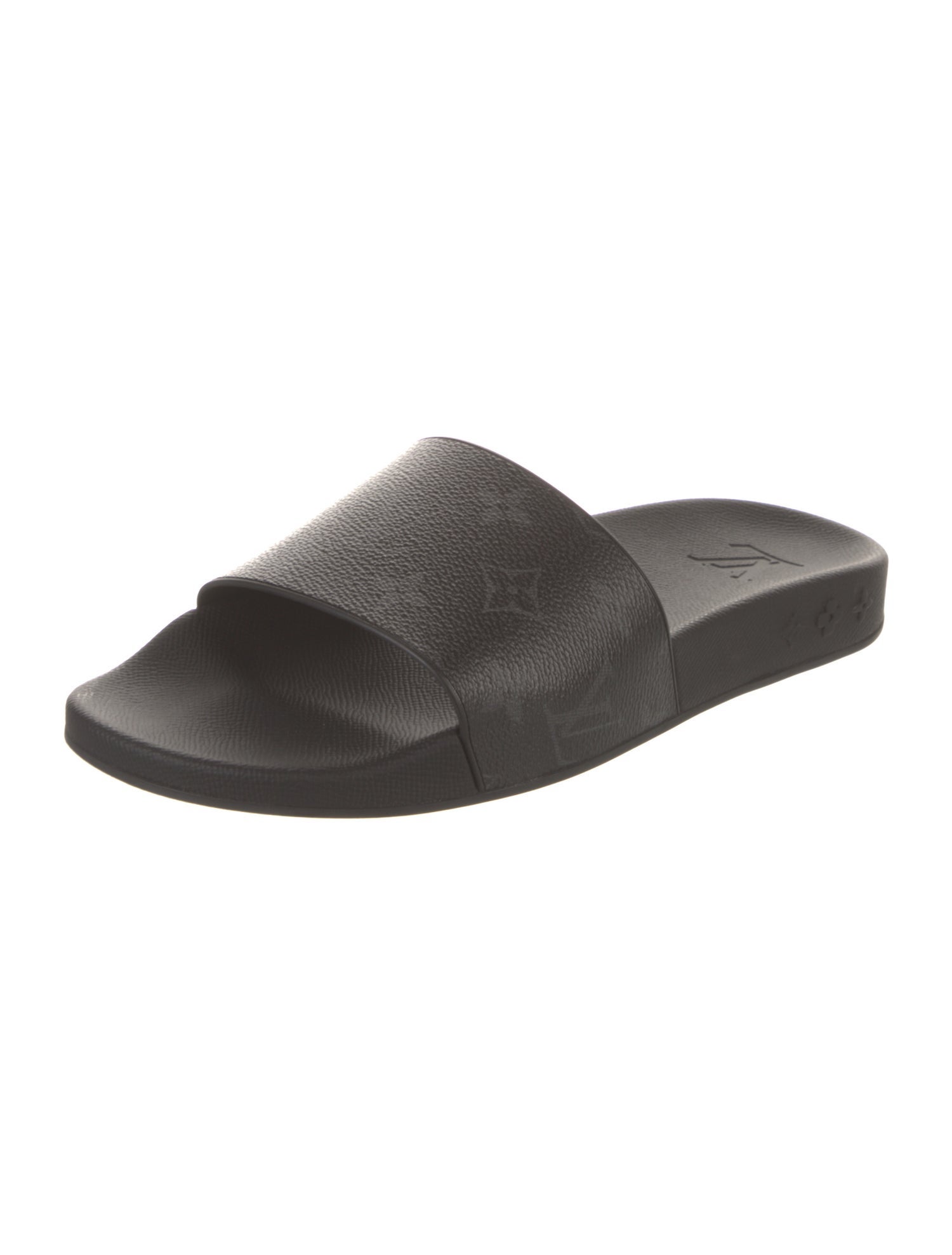 Louis Vuitton LV Monogram Rubber Slides