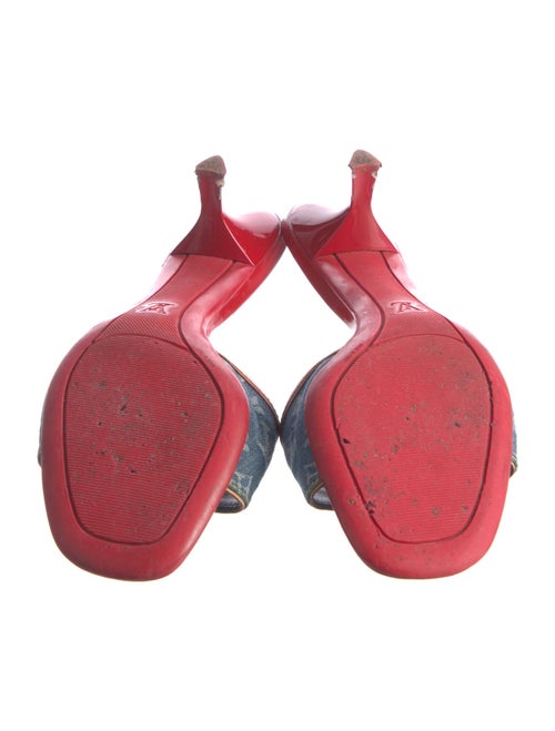 Louis Vuitton LV Monogram Denim Slides