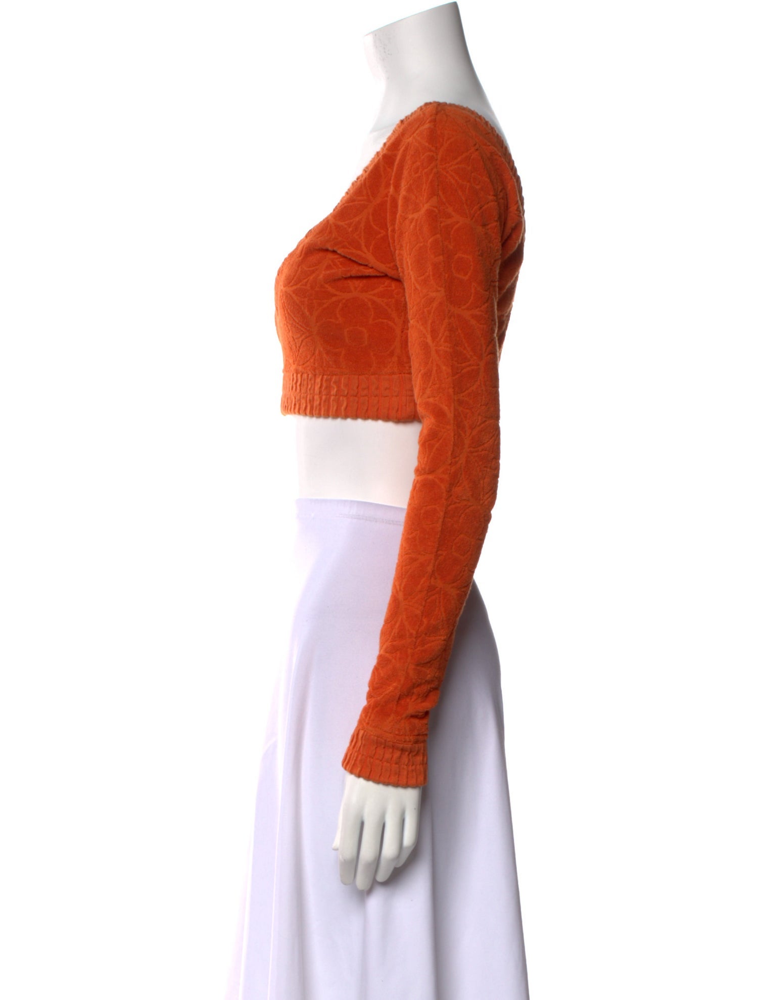 Louis Vuitton 2023 Velour Crop Top