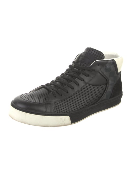Louis Vuitton Damier Graphite Pattern Leather Sneakers