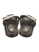 Louis Vuitton 2016 Foch Crocodile Embossed Slides