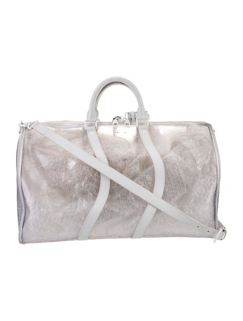 Louis Vuitton PVC Keepall Bandouliere 50