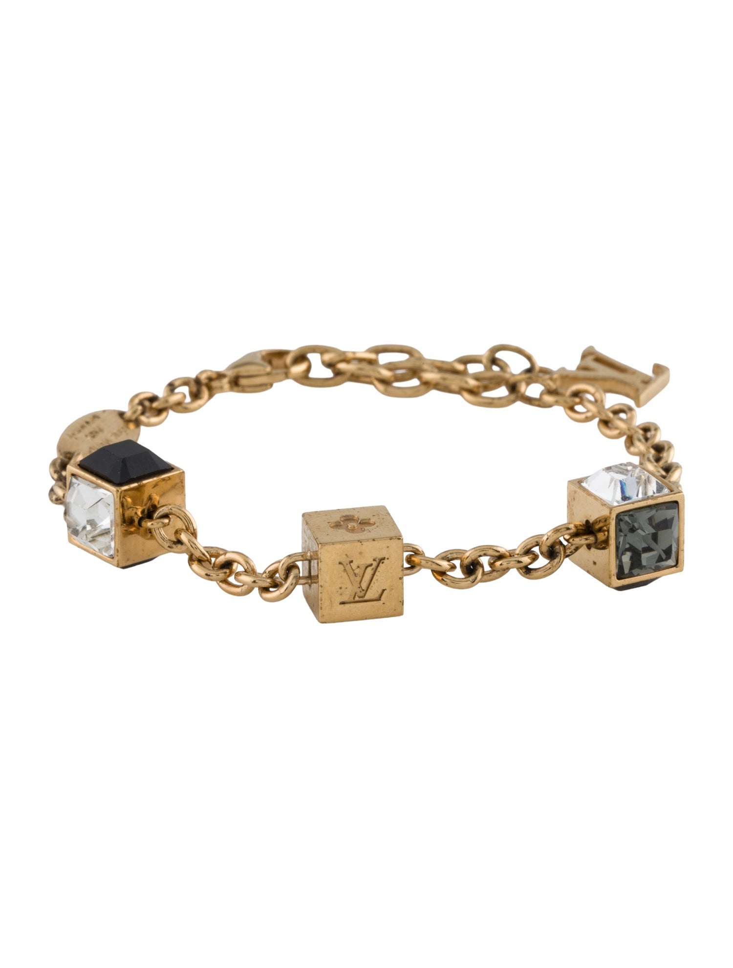 Louis Vuitton Crystal Gamble Bracelet