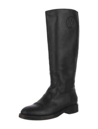 Louis Vuitton LV Monogram Leather Riding Boots