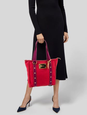 Louis Vuitton Canvas Antigua Cabas MM