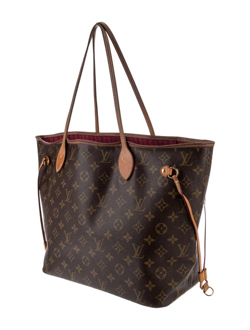Louis Vuitton LV Monogram Neverfull w/Pouch MM