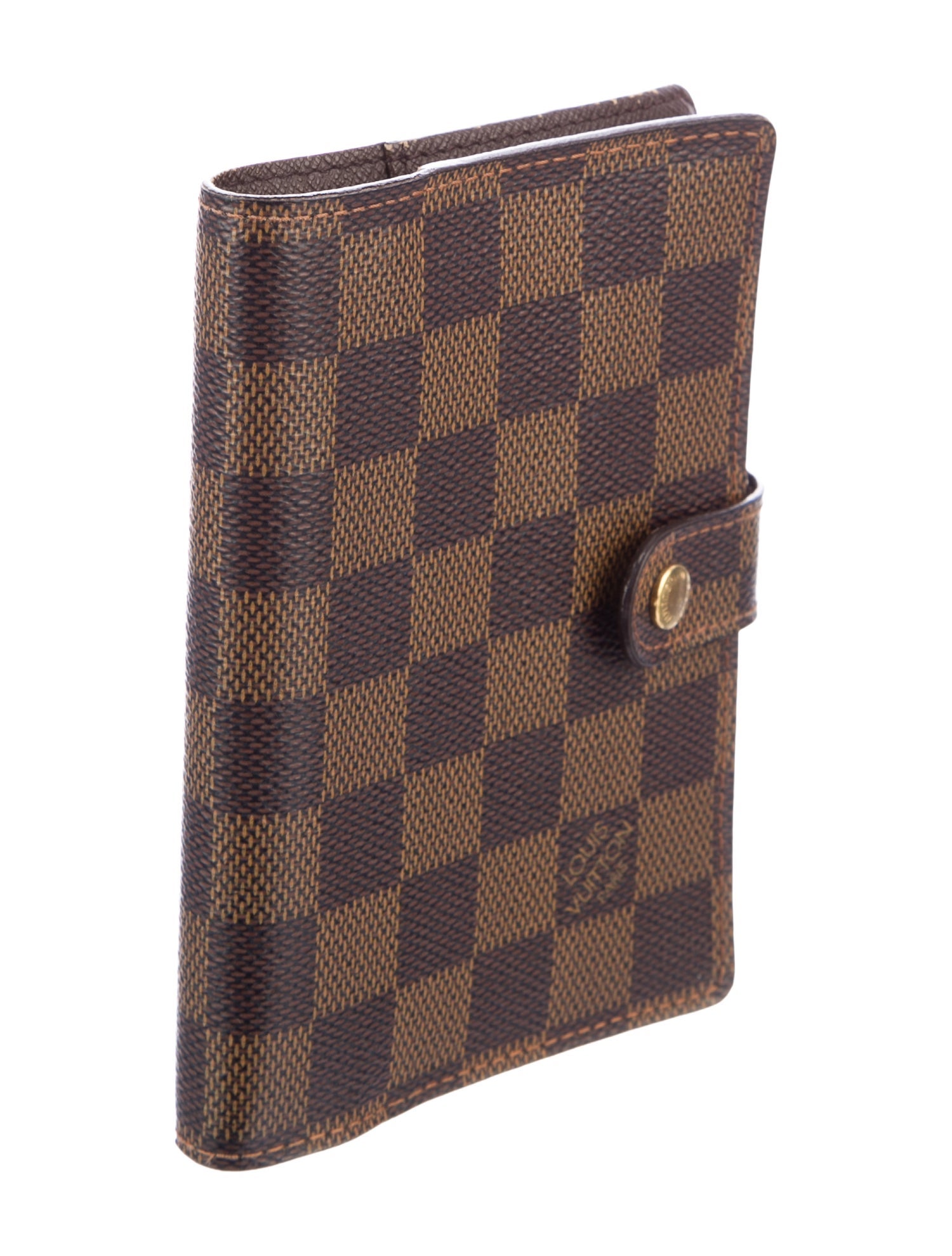 Louis Vuitton Vintage Damier Ebene Small Ring Agenda Cover