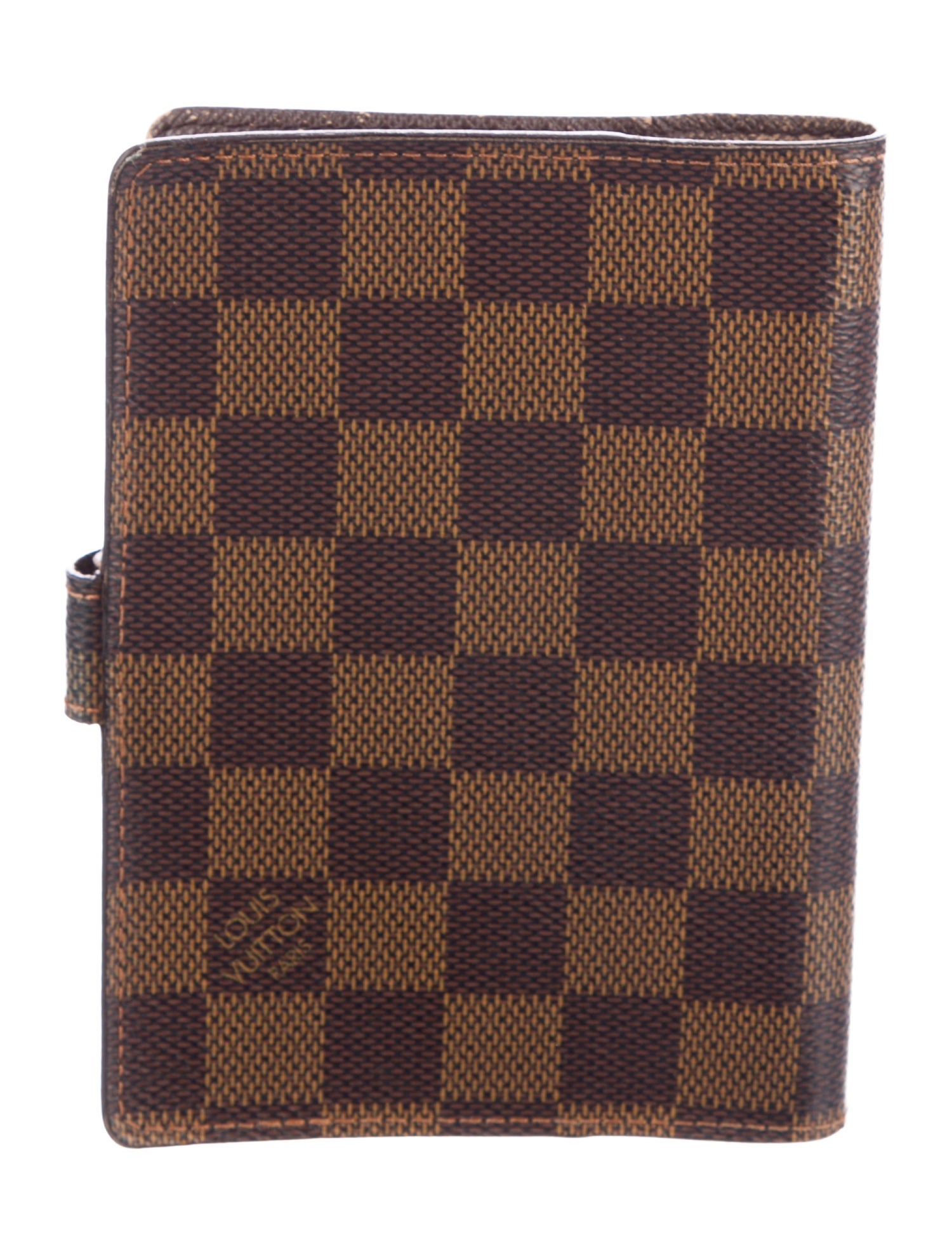 Louis Vuitton Vintage Damier Ebene Small Ring Agenda Cover