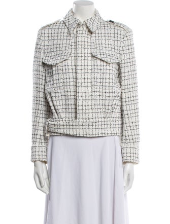 Louis Vuitton 2024 Tweed Pattern Utility Jacket