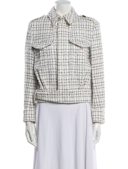 Louis Vuitton 2024 Tweed Pattern Utility Jacket