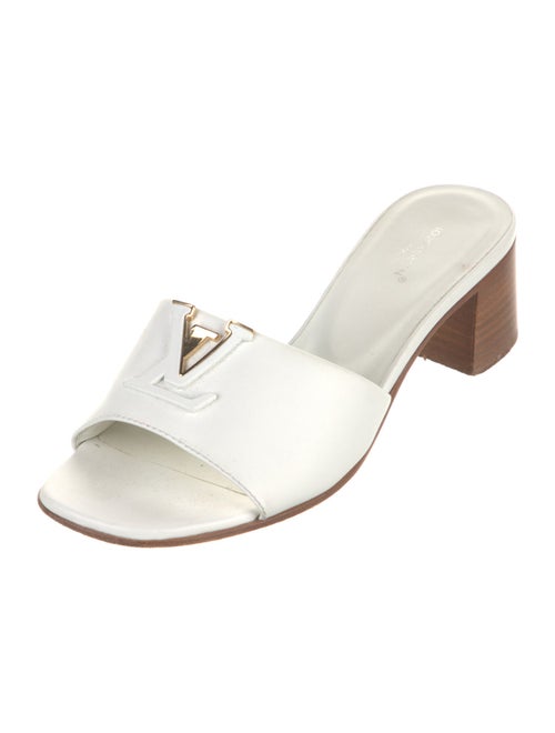 Louis Vuitton LV Monogram Leather Slides