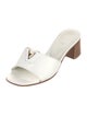 Louis Vuitton LV Monogram Leather Slides