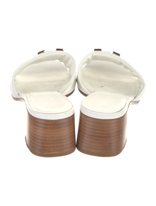 Louis Vuitton LV Monogram Leather Slides