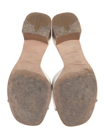 Louis Vuitton LV Monogram Leather Slides