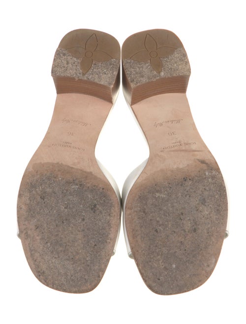 Louis Vuitton LV Monogram Leather Slides