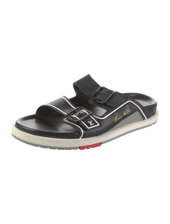 Louis Vuitton Leather Slides