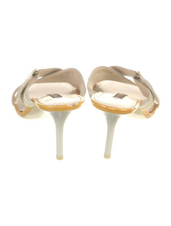 Louis Vuitton Canvas Slides