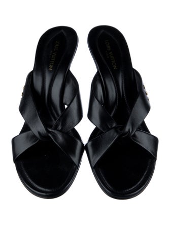 Louis Vuitton Leather Slides