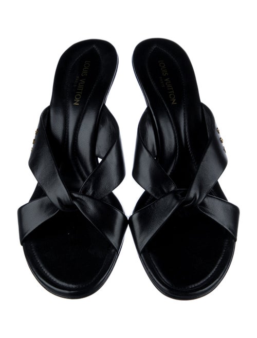 Louis Vuitton Leather Slides