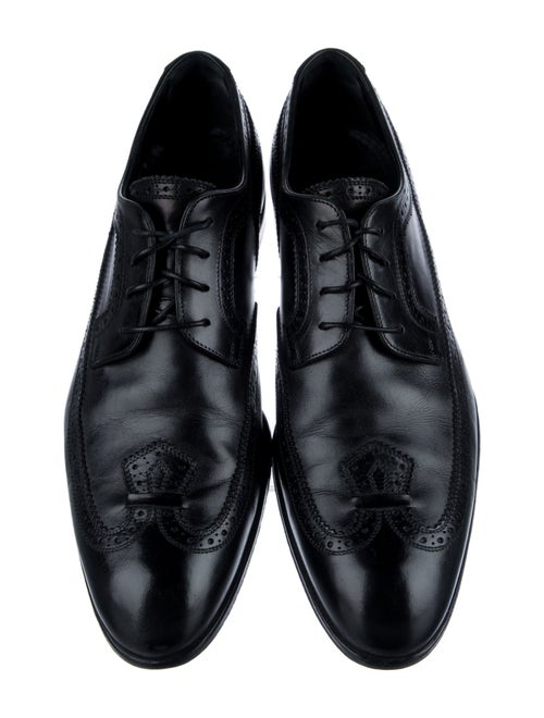 Louis Vuitton Leather Eyelet Trim Brogues