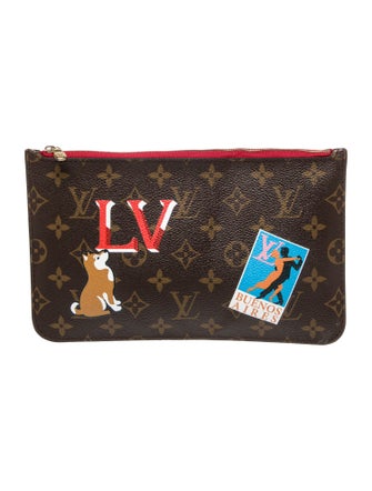 Louis Vuitton LV Monogram Neverfull Pouch