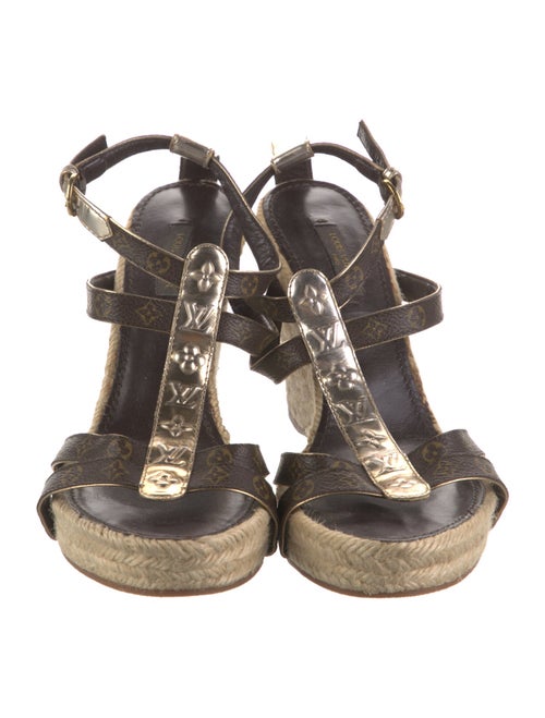Louis Vuitton LV Monogram Leather Espadrilles