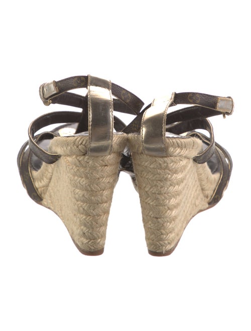 Louis Vuitton LV Monogram Leather Espadrilles